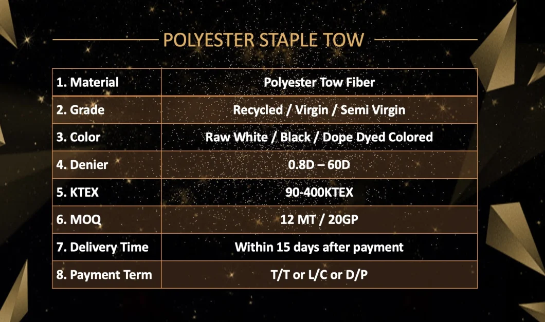 Regenerated Polyester Fiber Tow