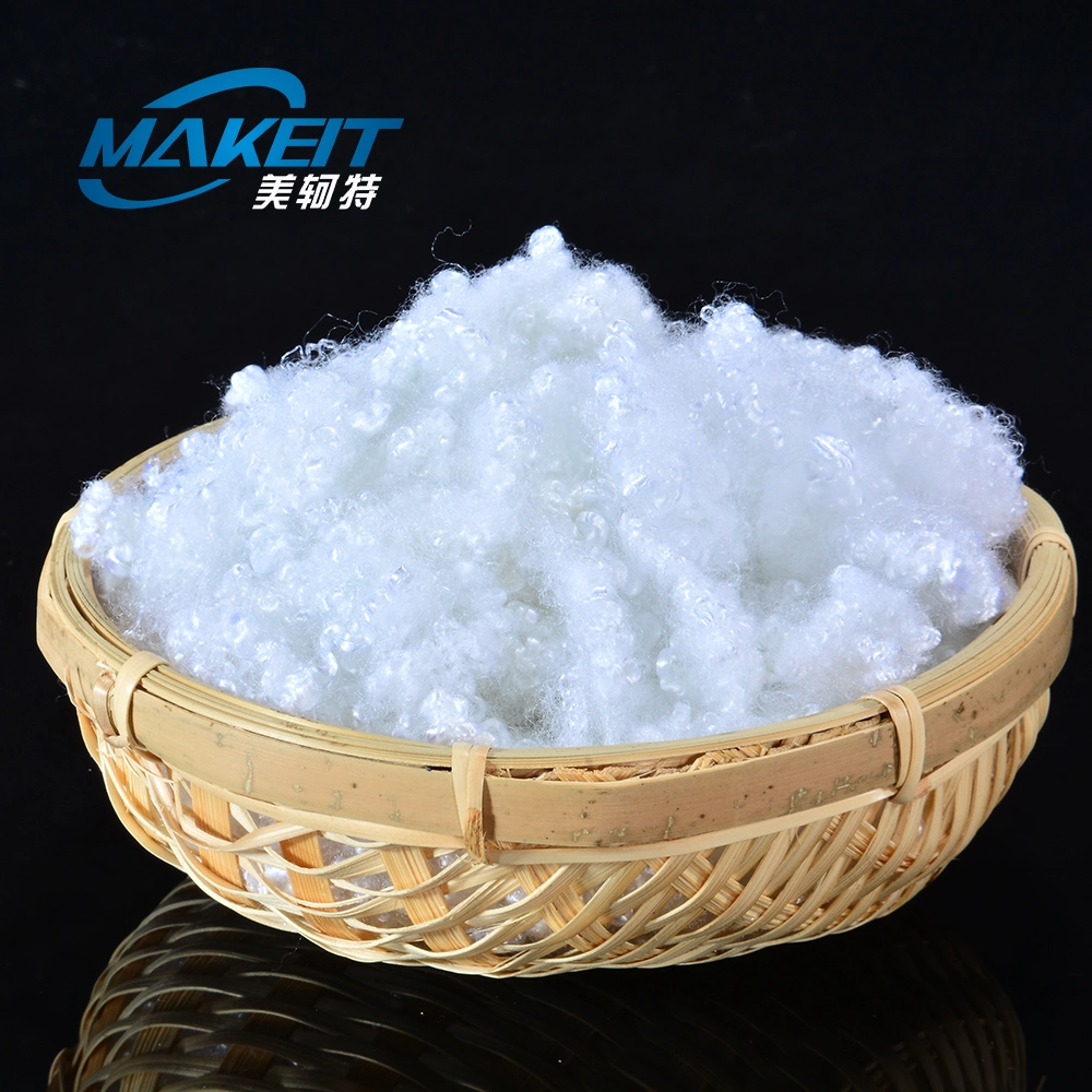 Virgin or Recycled Hollow Conjugate Siliconized Polyester Staple Fiber