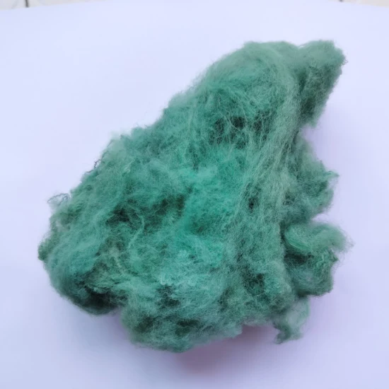 Solid Polyester Staple Fiber Recyled 3D*64mm